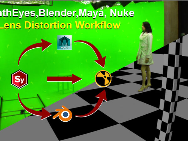 Lens Distortion Workflow with SynthEyes, Blender, Maya, and Nuke